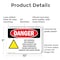 Signmission Hot Surface Sign, 7 in H x 10 in W, Plastic, Hot Surface! Hot Exhaust! High OS-2PACK-DS-P-710-L-2185 - alternate 6